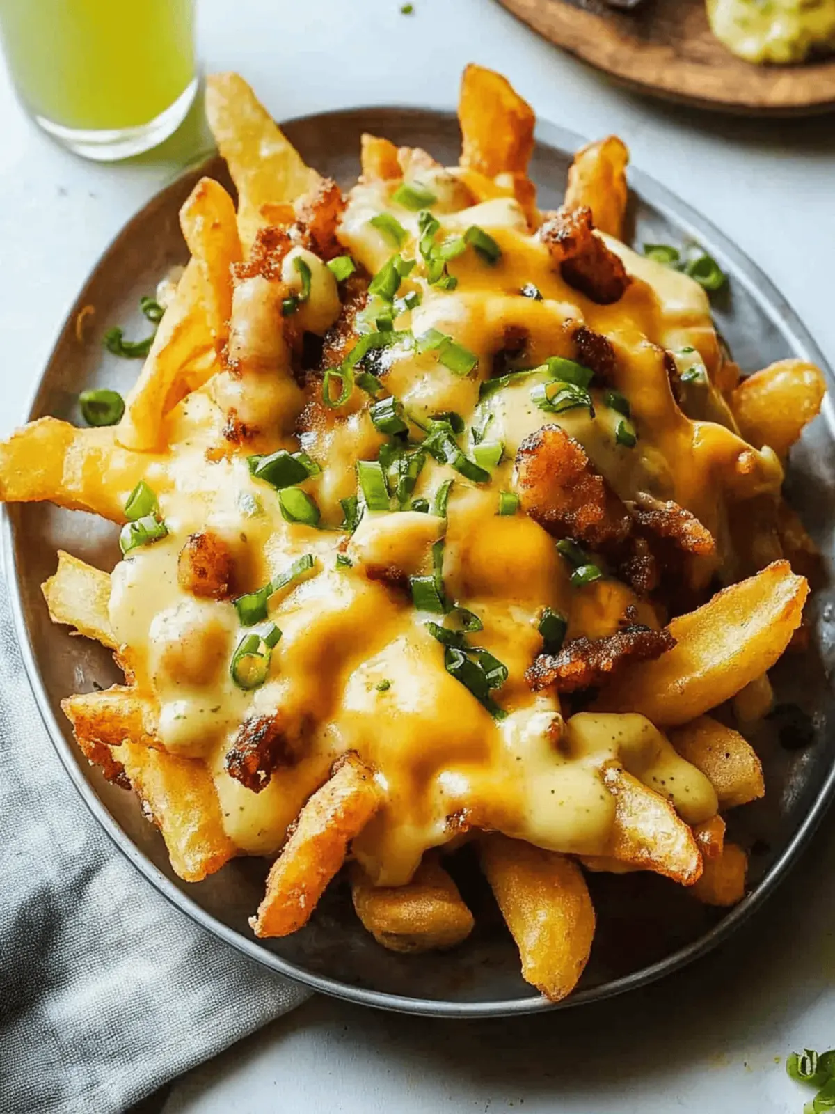 Breakfast Poutine with Hollandaise Sauce
