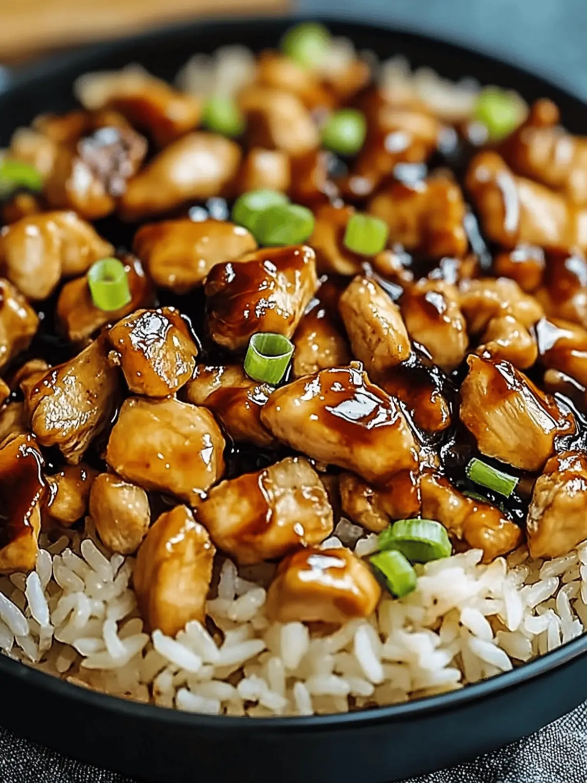 Honey BBQ Chicken Rice