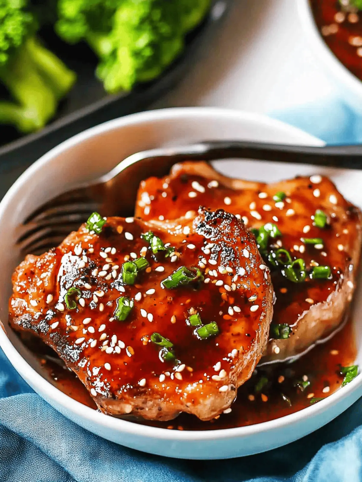 Honey Garlic Pork Chops
