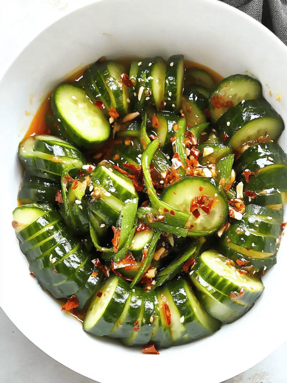 Spicy Asian Cucumber Salad