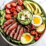 Steak Cobb Salad With Creamy Avocado Dressing Recipe Brings A Protein-Packed Delight!