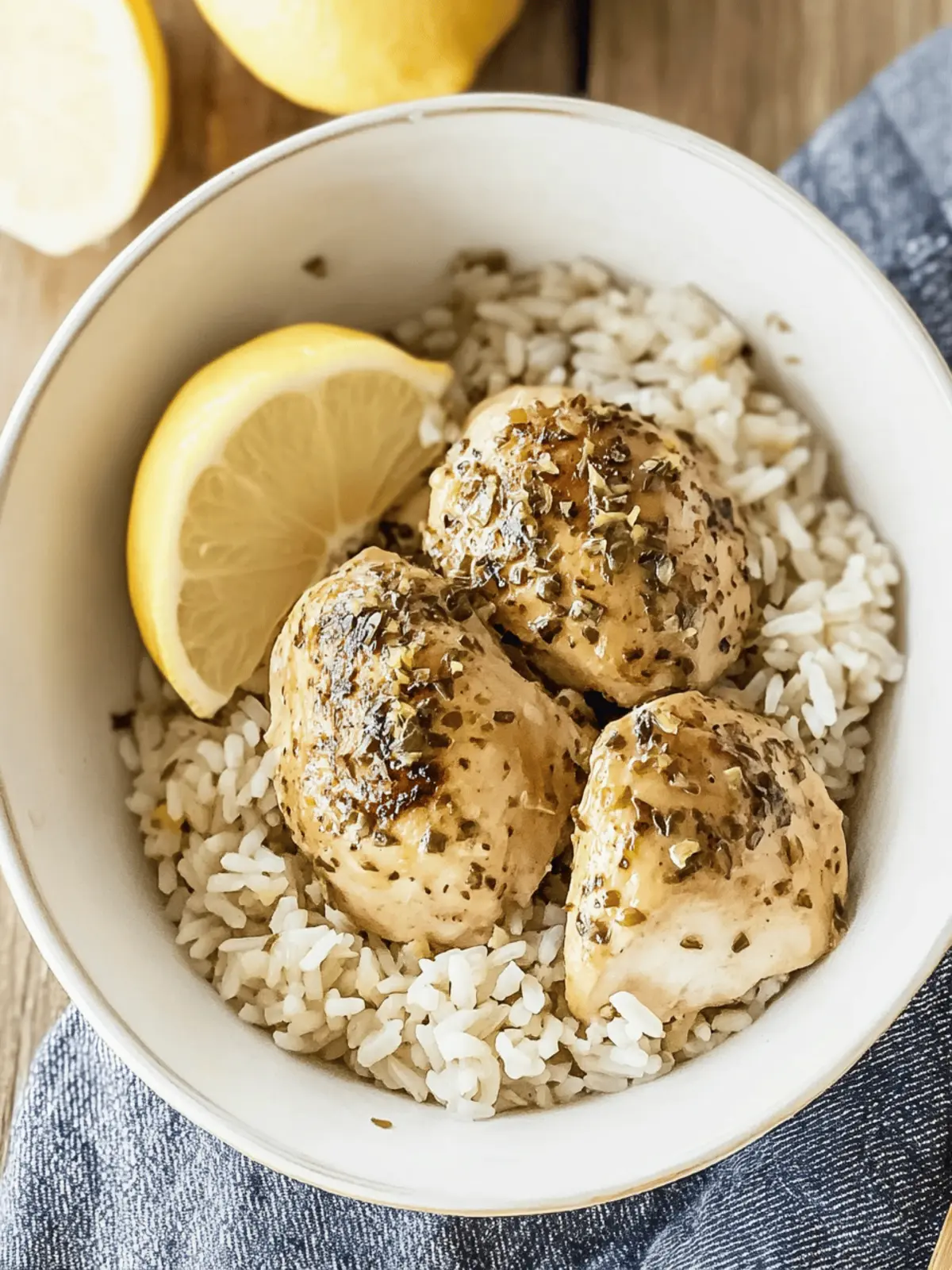 Crock-Pot Lemon Chicken and Rice