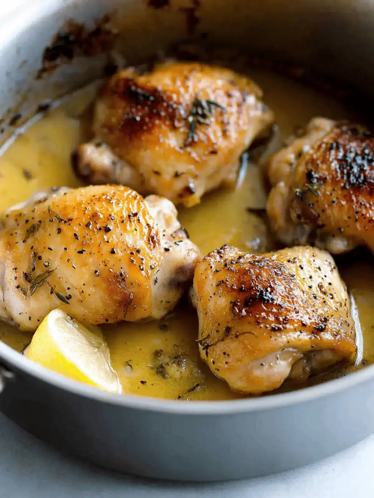 Juicy Lemon Chicken Thighs