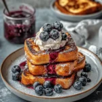 Brioche French Toast with Blueberry Compote