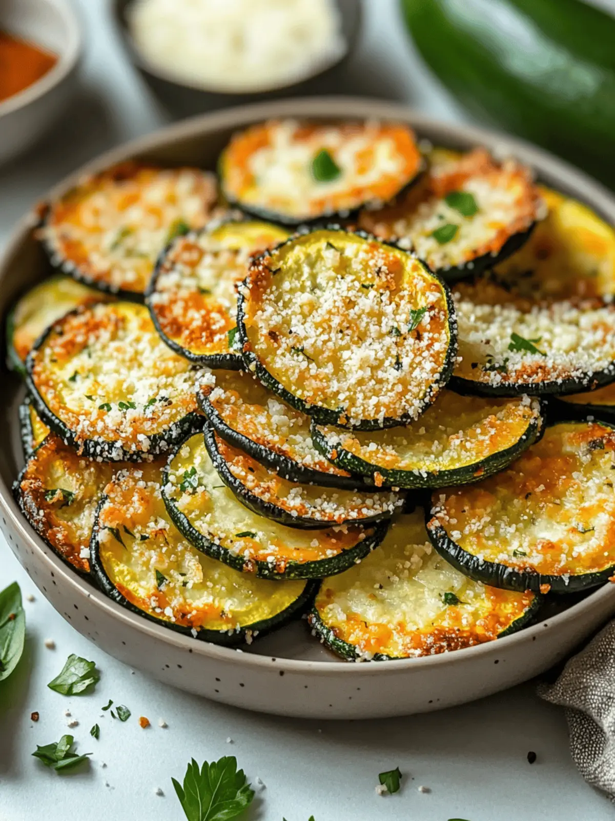 Crispy Baked Parmesan Zucchini Recipe