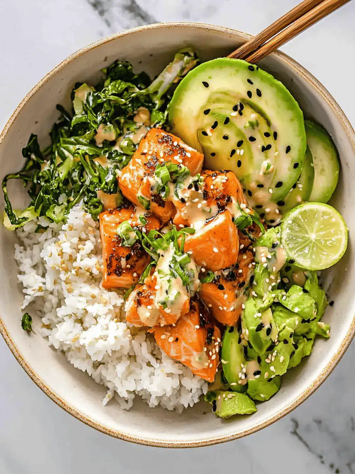 Crispy Salmon Bowls Recipe