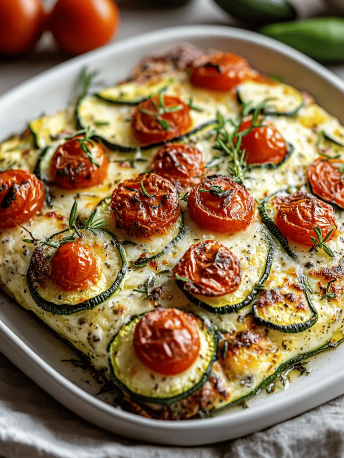 Savory Italian Baked Zucchini Scarpaccia
