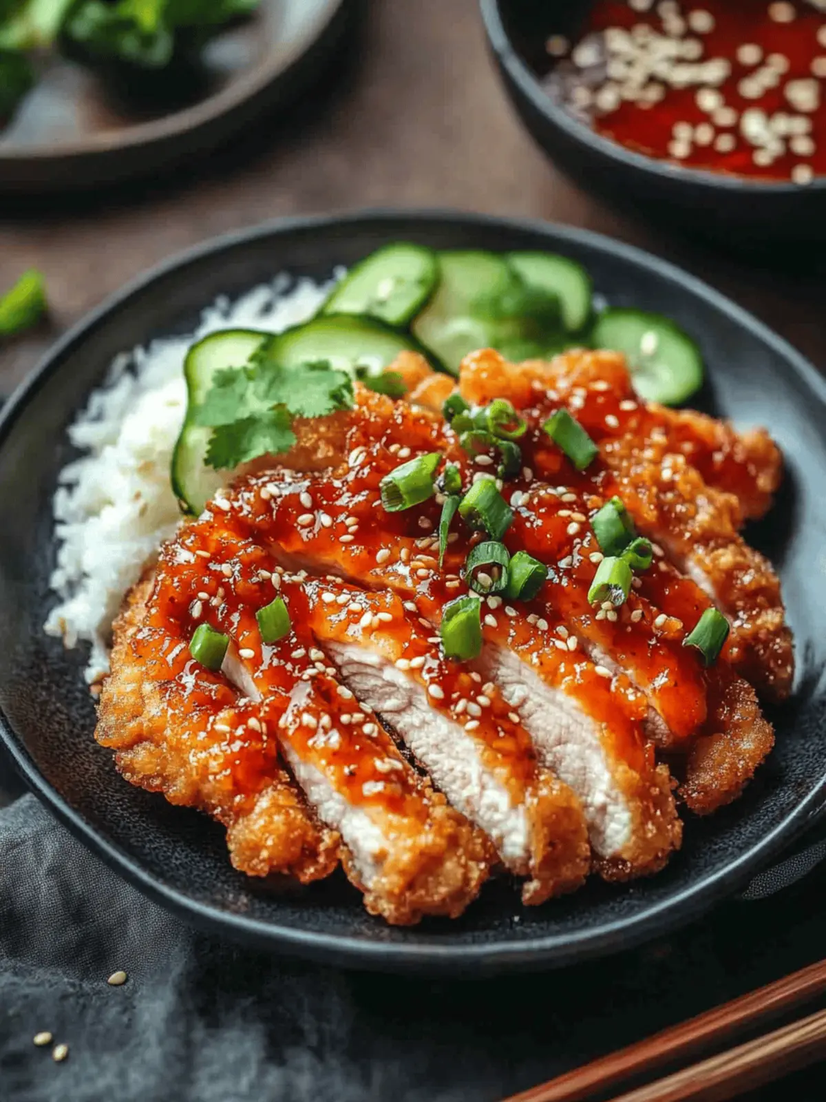 Spicy Korean Chicken Katsu