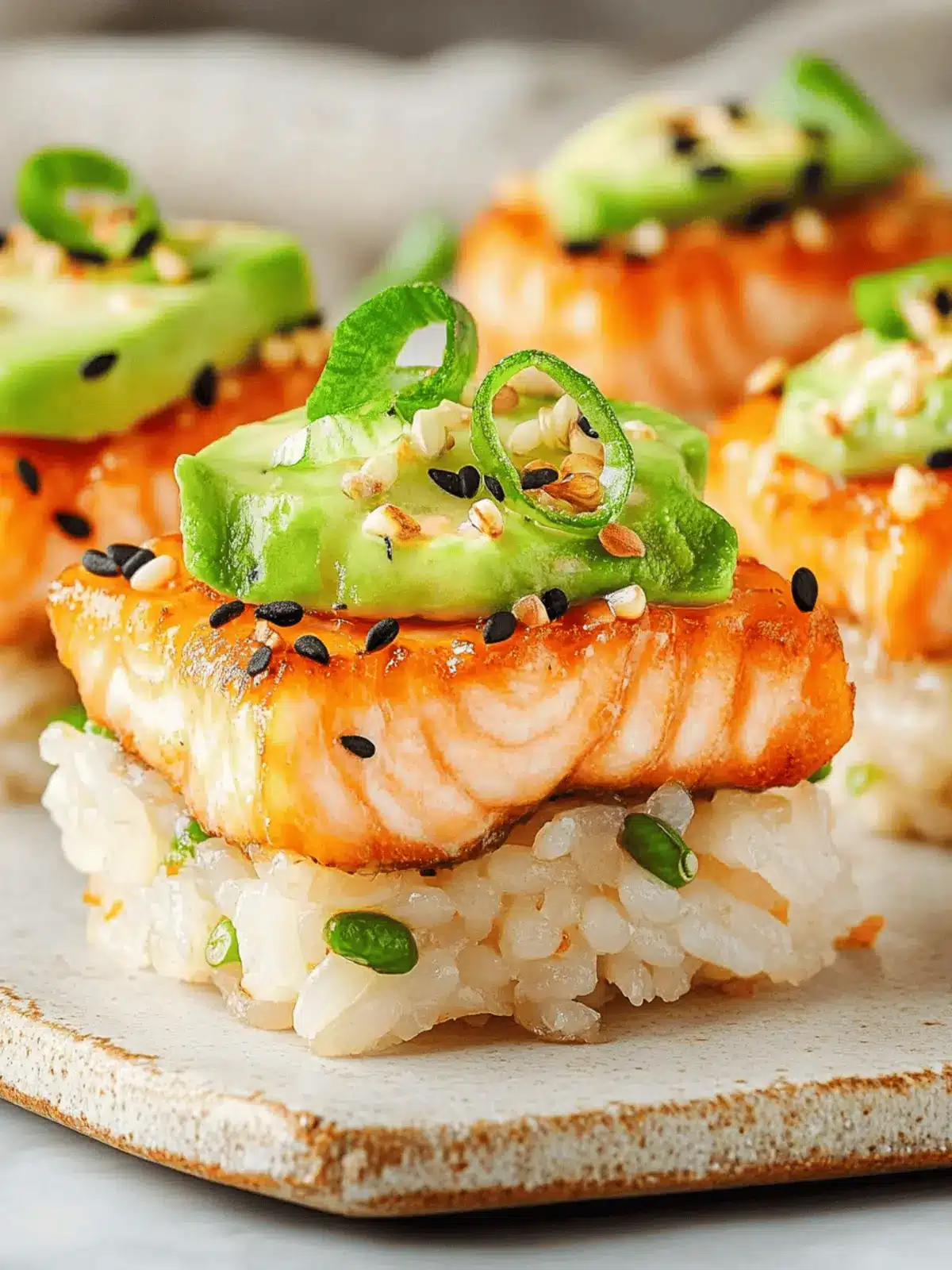 Crispy Rice Salmon