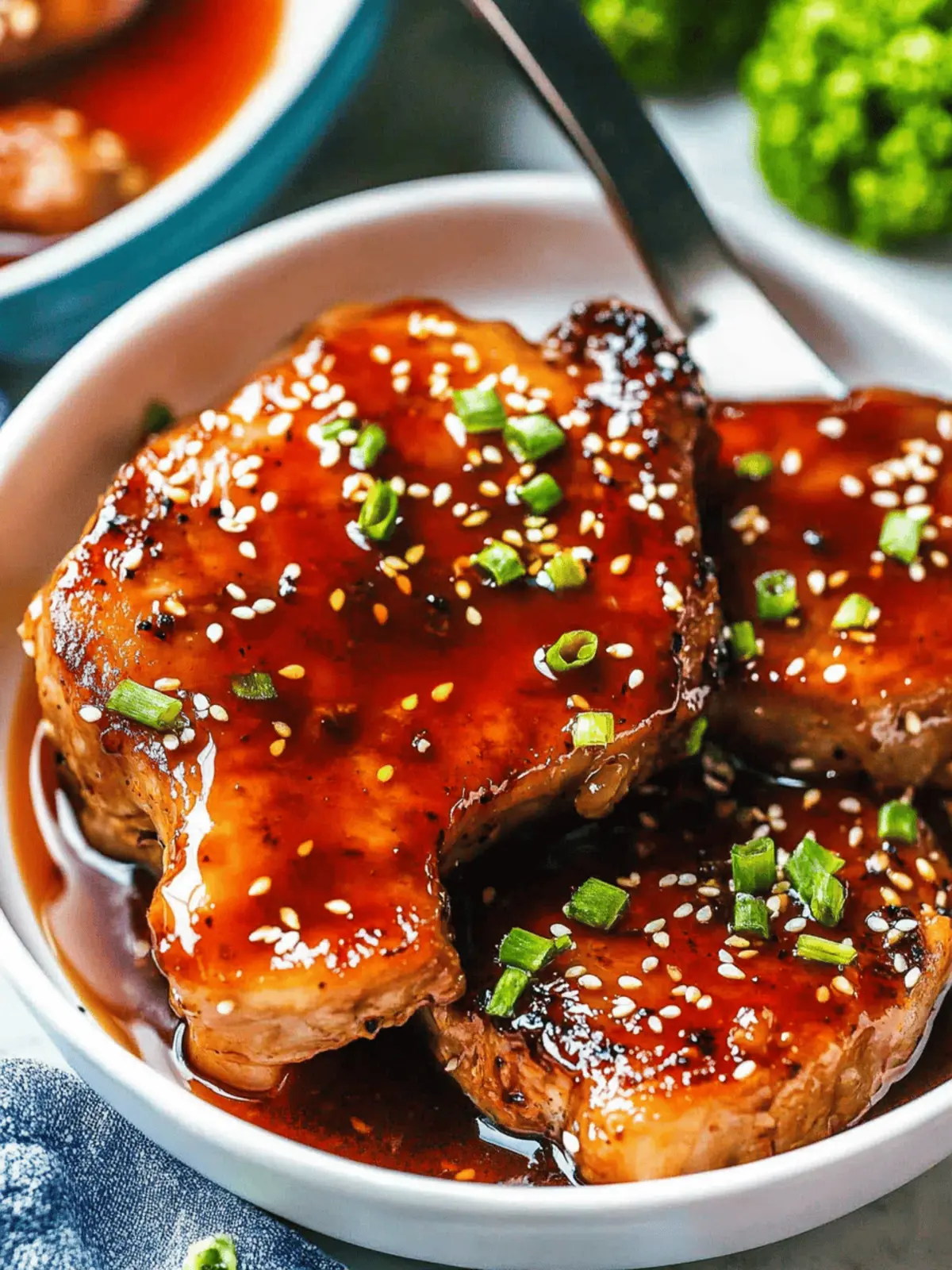 Honey Garlic Pork Chops