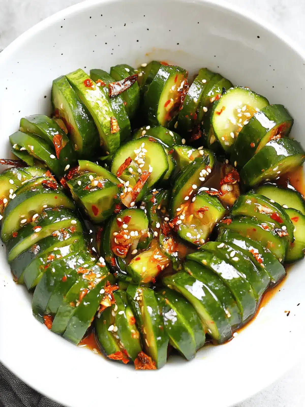 Spicy Asian Cucumber Salad
