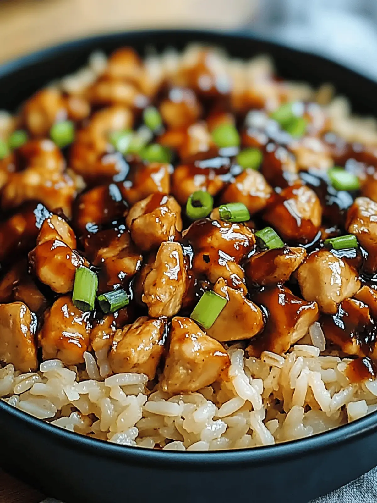 Honey BBQ Chicken Rice