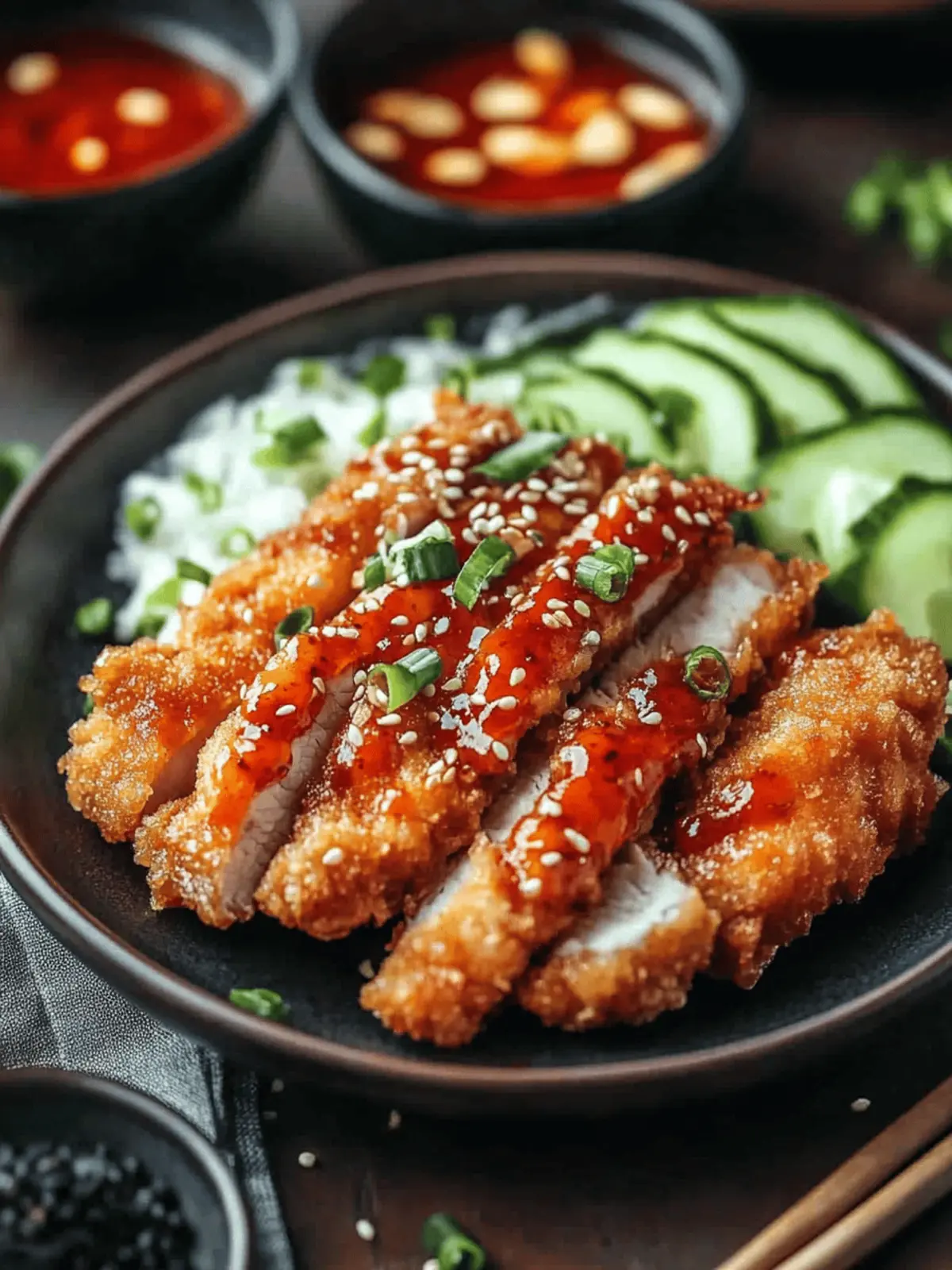 Spicy Korean Chicken Katsu