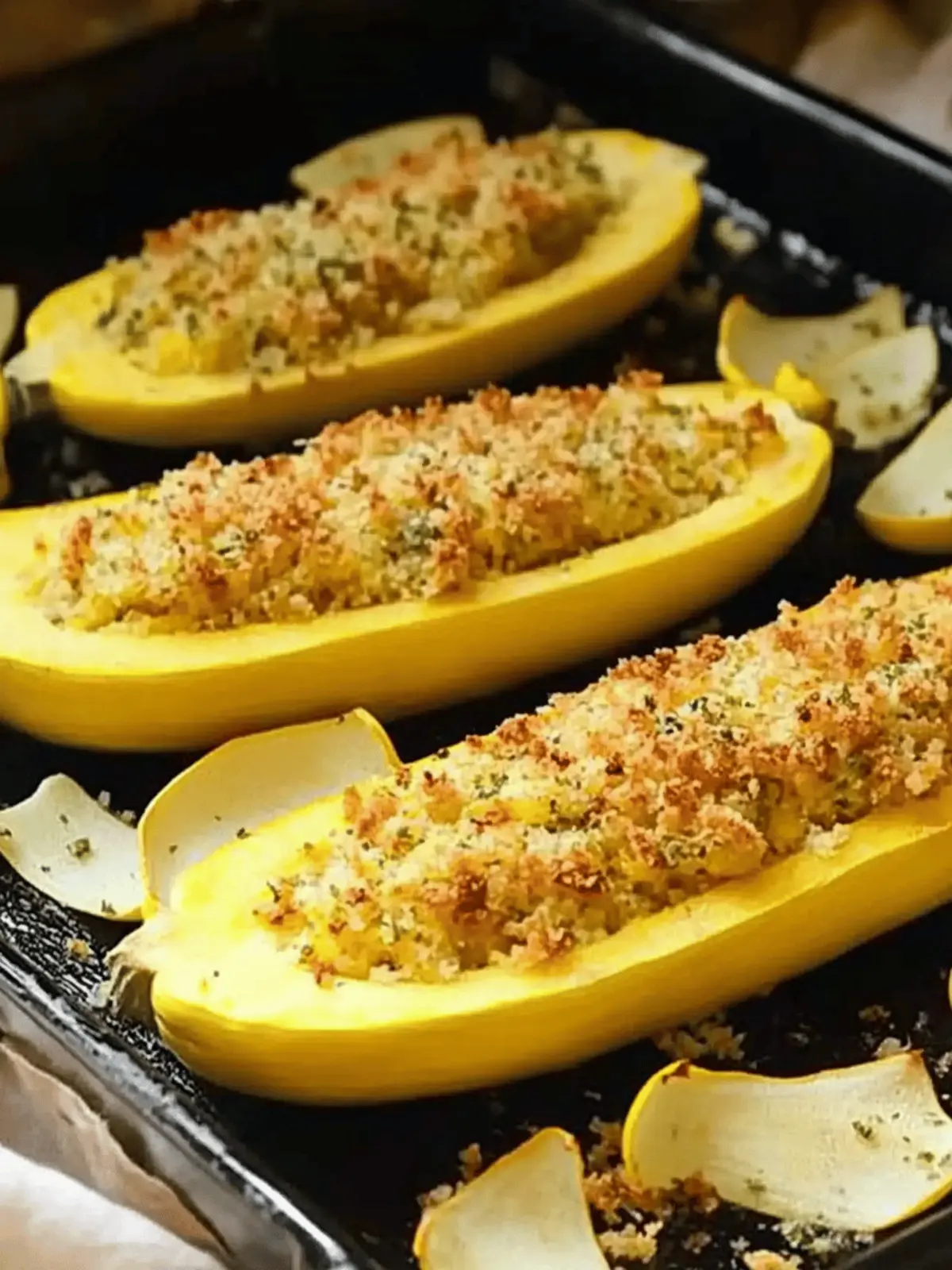 Stuffed Yellow Squash Recipe