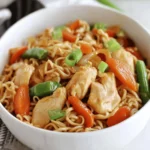 Easy Ramen Stir-Fry with Chicken and Veggies