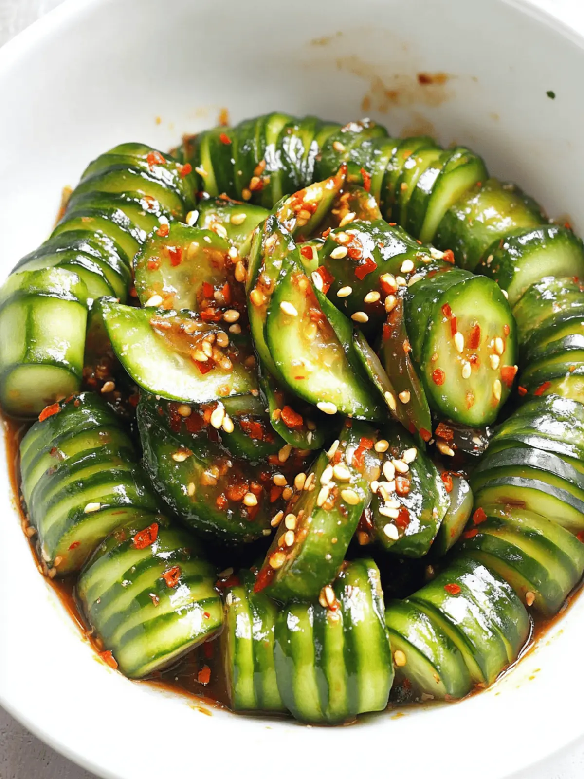 Spicy Asian Cucumber Salad