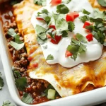 Easy Ground Beef Enchiladas