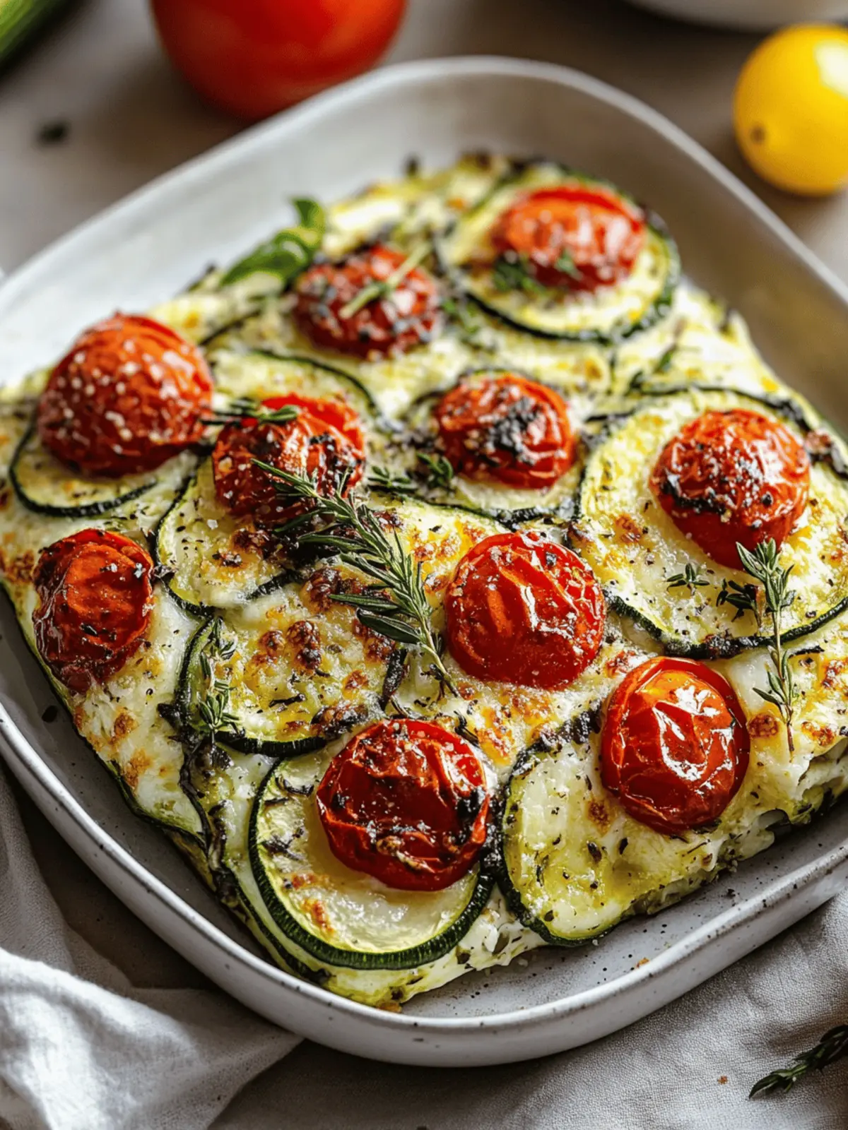 Savory Italian Baked Zucchini Scarpaccia