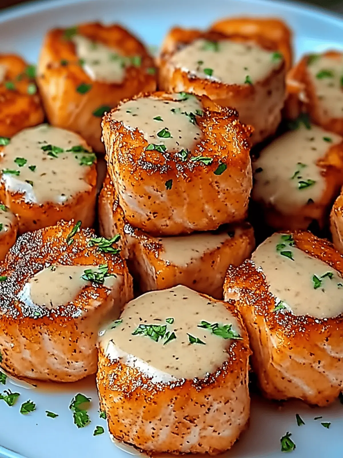 Crispy Bang Bang Salmon Bites