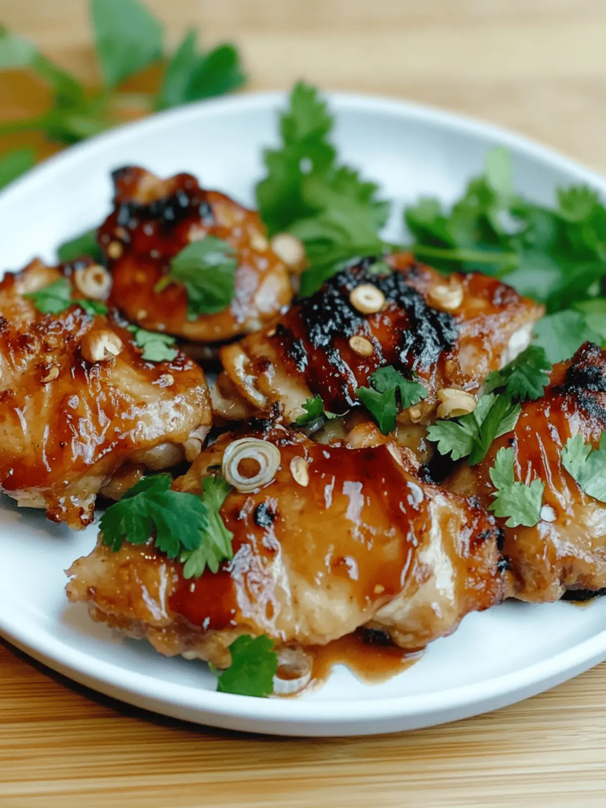 Viral Garlic Miso Chicken Thighs (Air Fryer or Oven)