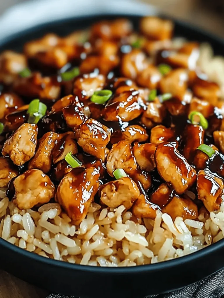 Honey BBQ Chicken Rice