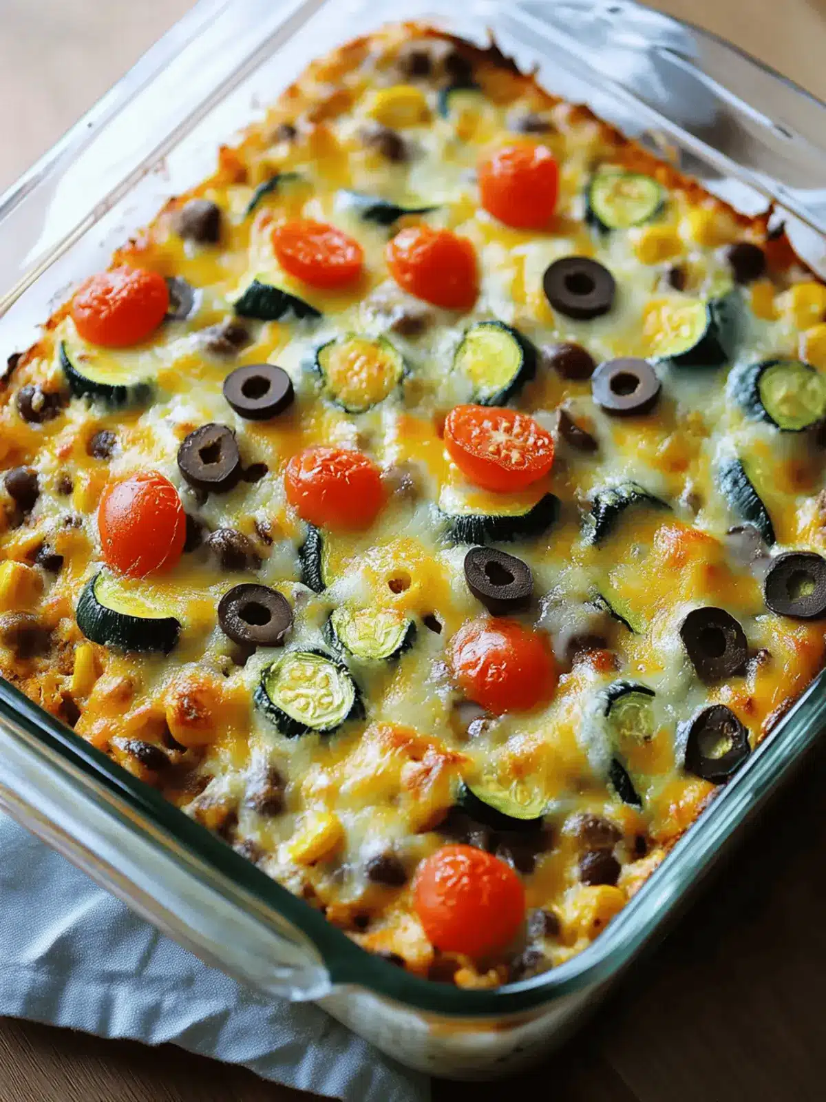 Tex-Mex Zucchini Bake